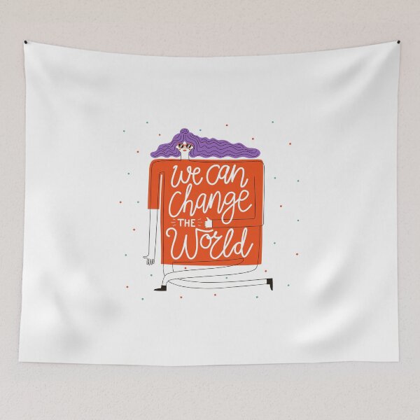 Item preview, We can change the World designed and sold by MARYMAXMAC.