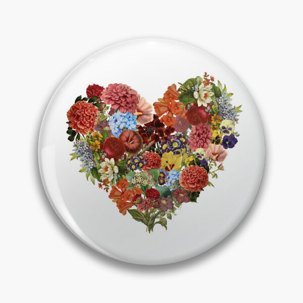 Item preview, Vintage Flower Heart designed and sold by beyoncecatsocks.