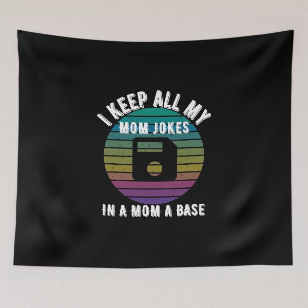 Item preview, Funny mom jokes in mom-a-base vintage for father's day designed and sold by medbouk1.