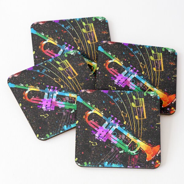 Item preview, Trumpet watercolor designed and sold by AniyahDuBuque.