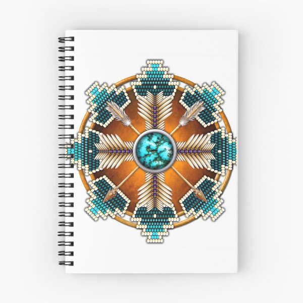 Item preview, Turquoise Native American Style Mandala designed and sold by AniyahDuBuque.