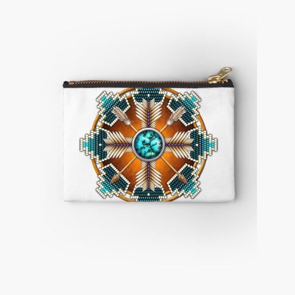 Item preview, Turquoise Native American Style Mandala designed and sold by AniyahDuBuque.