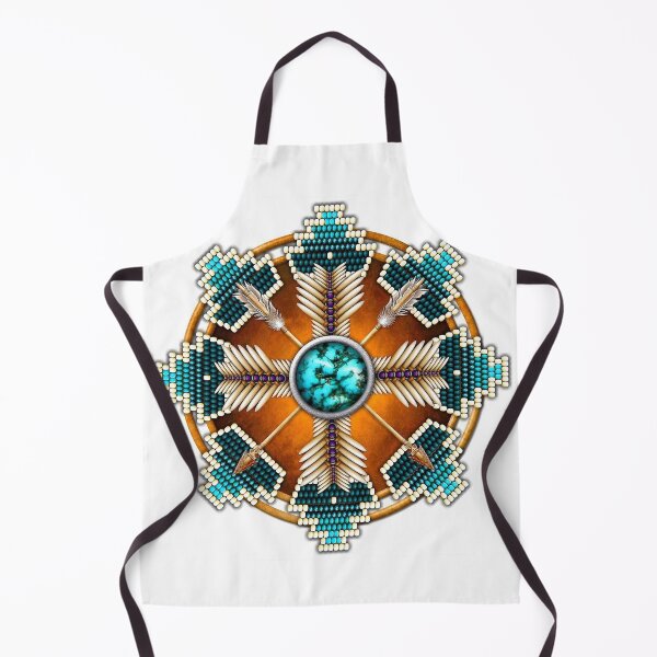 Item preview, Turquoise Native American Style Mandala designed and sold by AniyahDuBuque.