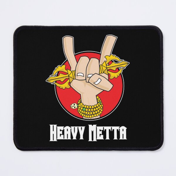 Aperçu de l'œuvre Heavy Metta - Dharma Metal cornes (couleur) créée et vendue par TheKamikazen.