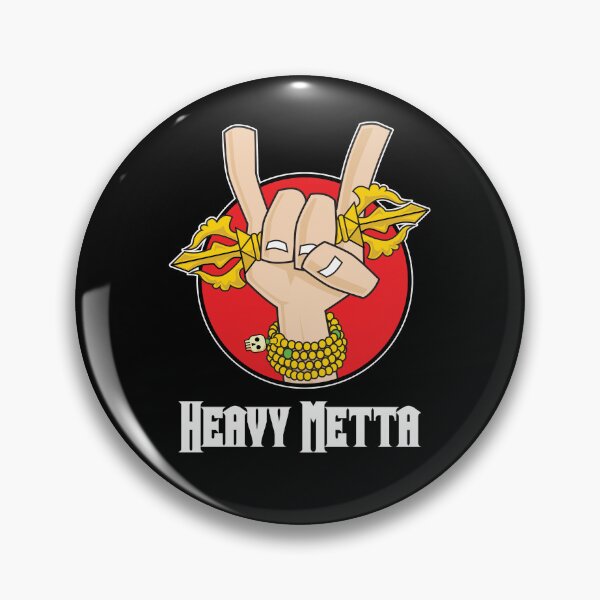 Item preview, Heavy Metta - Dharma Metal horns (color) designed and sold by TheKamikazen.