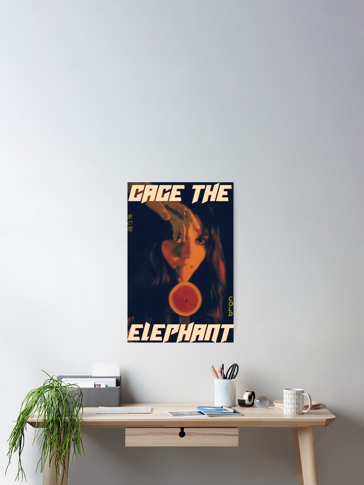 Thumbnail 2 of 3, Poster, cage the eIephant designed and sold by angelacarne.