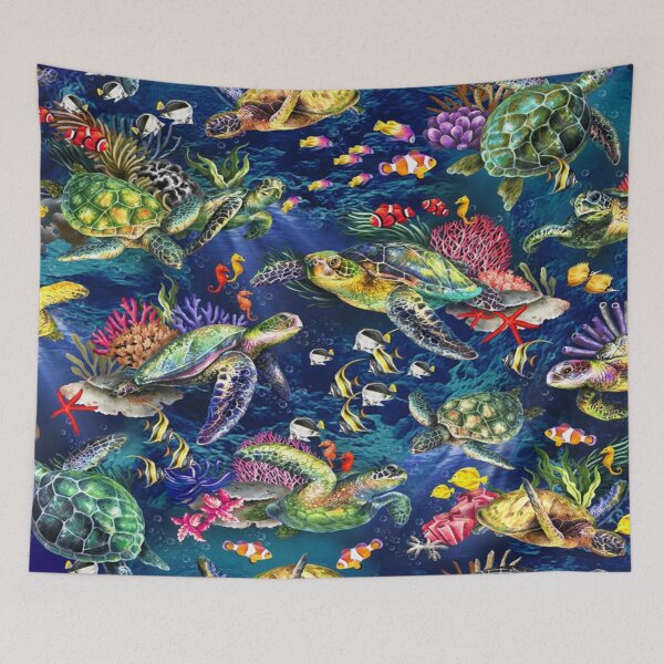 Item preview, turtle ocean designed and sold by AniyahDuBuque.