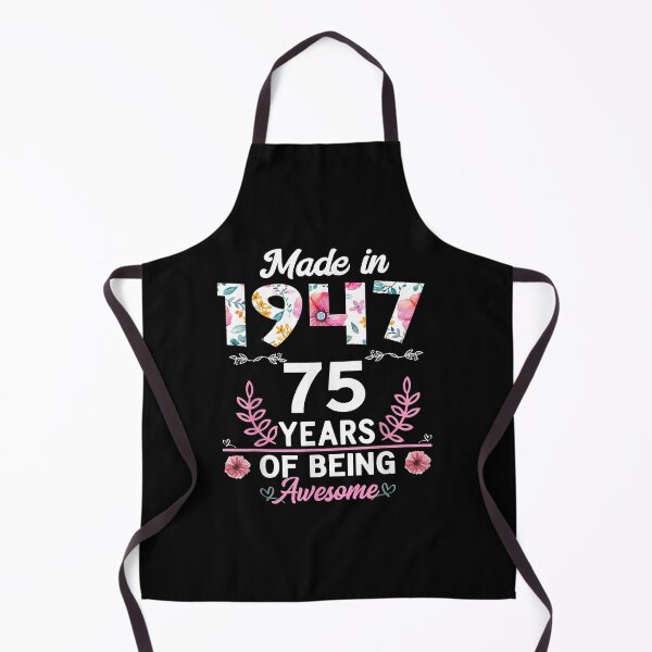 Item preview, 75 Years Old Gifts 75th Birthday Born in 1947 Women Girls T-Shirt designed and sold by maverickbott.