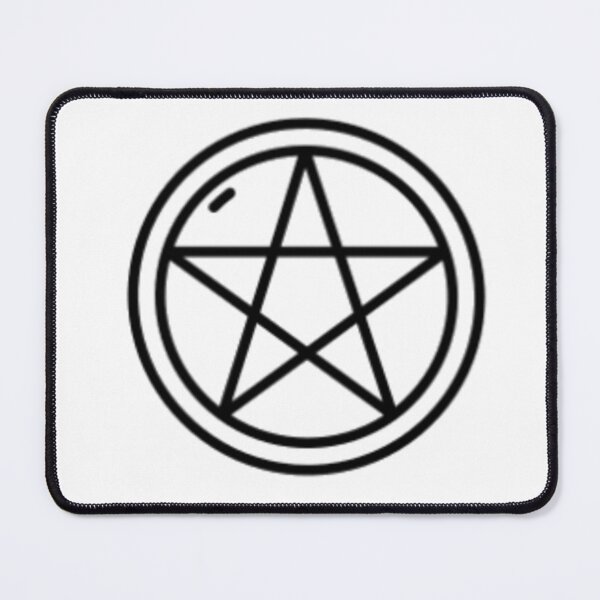 Item preview, Black pentacle designed and sold by Wavytarot.