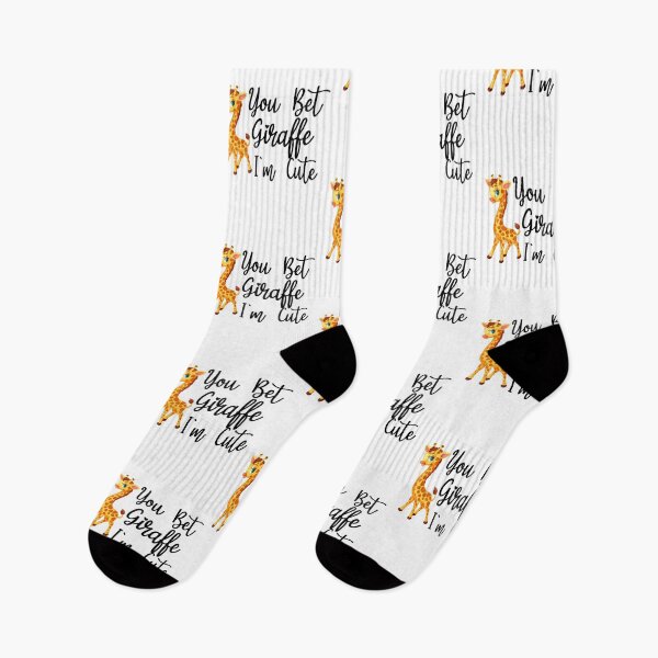 Item preview,  You Bet Giraffe I'm Cute Cute  Animal  designed and sold by AMERZAGUE DESIGN.