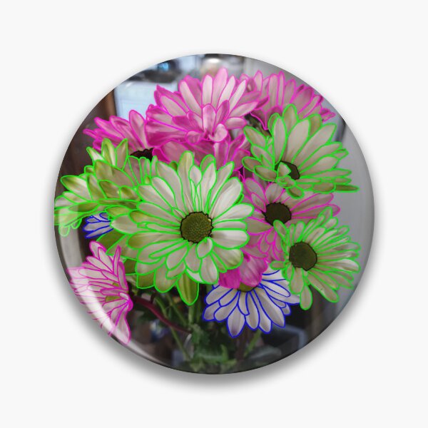 Item preview, Neon daisies  designed and sold by moonlillie.