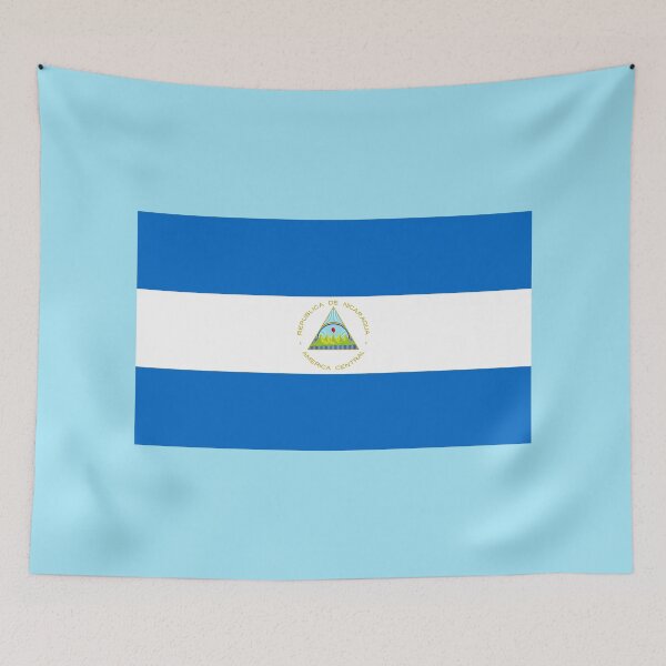 Item preview, Flag of Nicaragua designed and sold by brigadeiro.