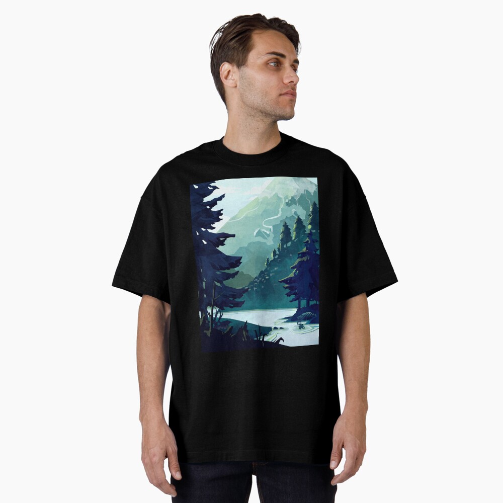 Vista previa del artículo con la obra «Camiseta holgada», diseñado y vendido por MicaelaDawn.