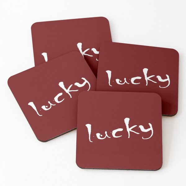 Item preview, Lucky Design White Red   designed and sold by RusticBarnTeess.