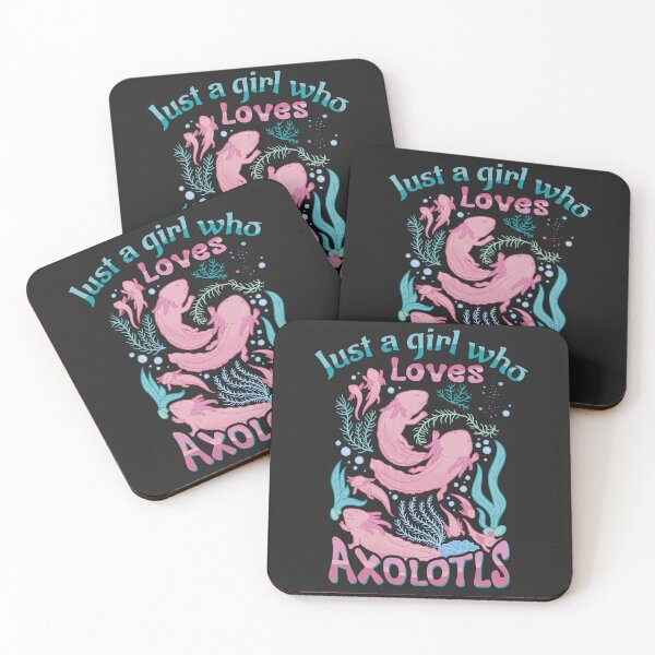 Item preview, just a girl who loves axolotls designed and sold by Designandlove.