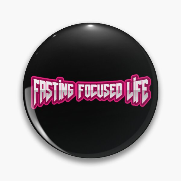 Item preview, Fasting Focused Life-Black Background designed and sold by Trendi61.