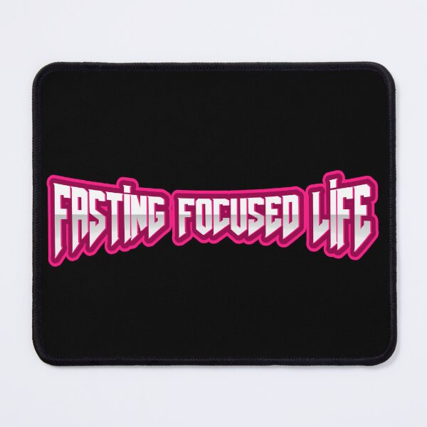 Item preview, Fasting Focused Life-Black Background designed and sold by Trendi61.