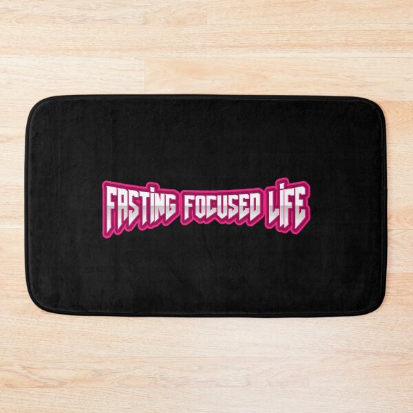Item preview, Fasting Focused Life-Black Background designed and sold by Trendi61.