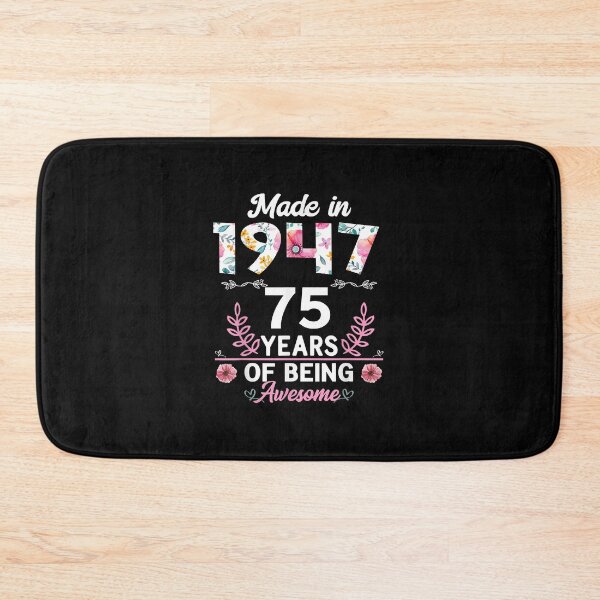 Item preview, 75 Years Old Gifts 75th Birthday Born in 1947 Women Girls T-Shirt designed and sold by maverickbott.