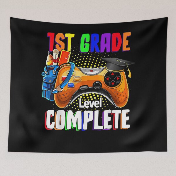 Item preview, 1st Grade Level Complete Last Day Of School Graduation Boys T-Shirt designed and sold by jadynbennionv.