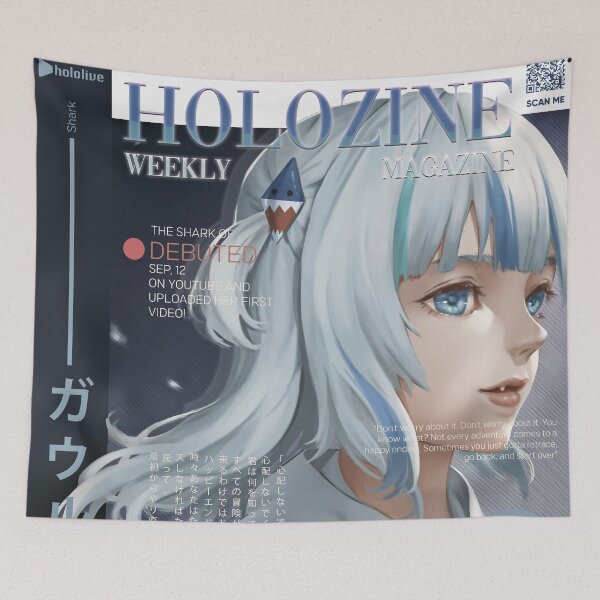 Item preview, Magazine Gawr Gura Hololive Anime designed and sold by kylewords00.