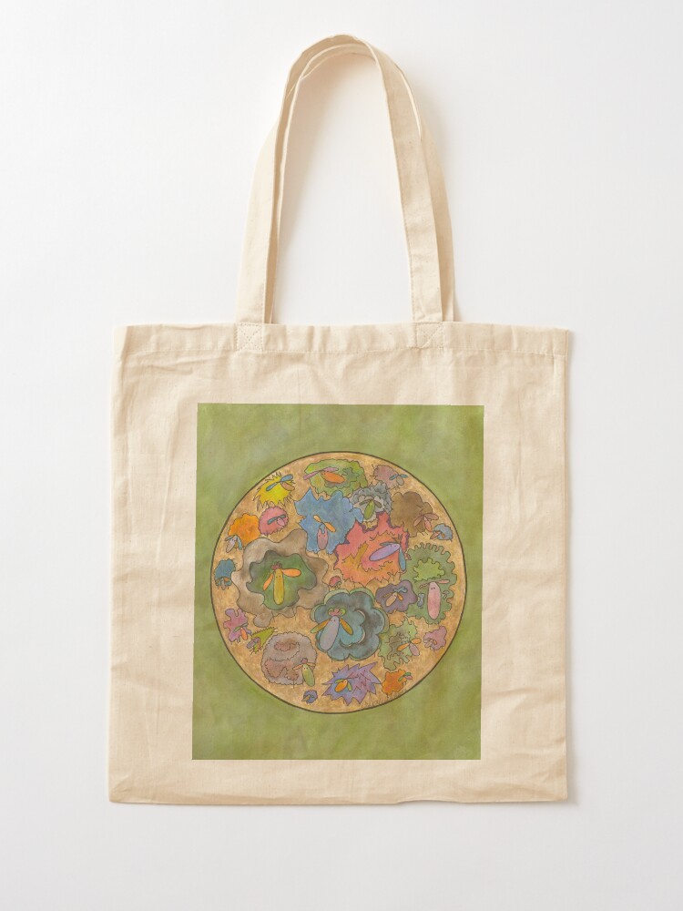 "Art Yarn Spinners' Flock" Tote Bag for Sale by ChillonLeachArt Redbubble