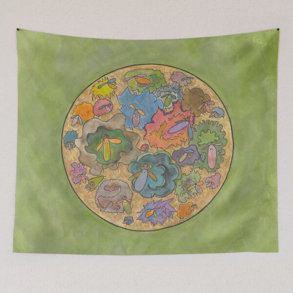 Item preview, Art Yarn Spinners' Flock designed and sold by ChillonLeachArt.