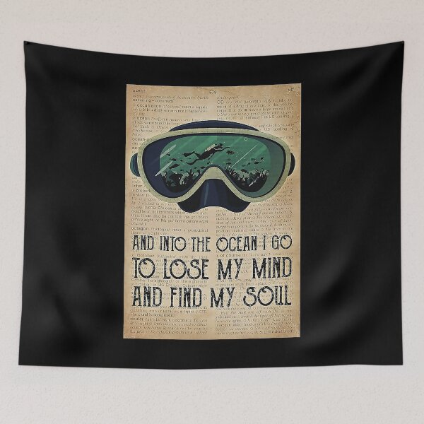 Item preview, Scuba Diving Into The Ocean I Go To Find My Soul designed and sold by TaryGambit95.