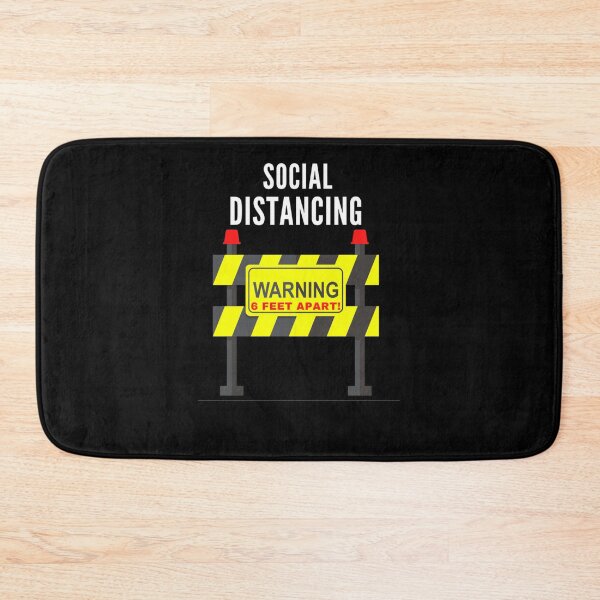 Item preview, Social Distancing, 6 Feet Apart, Warning, T-shirt Classic T-Shirt designed and sold by SaskiaGeyerd.