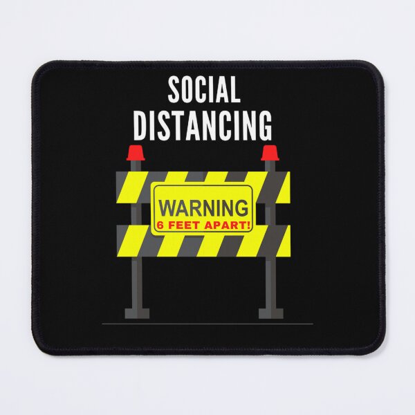 Item preview, Social Distancing, 6 Feet Apart, Warning, T-shirt Classic T-Shirt designed and sold by SaskiaGeyerd.
