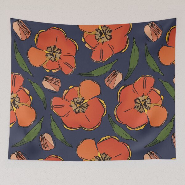 Item preview, Orange tulips designed and sold by Ros Sidwell.