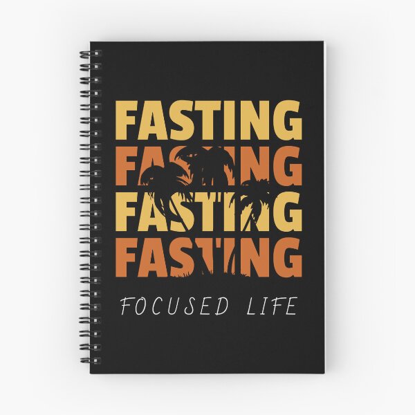 Item preview, Fasting Focused Life-Black Background designed and sold by Trendi61.