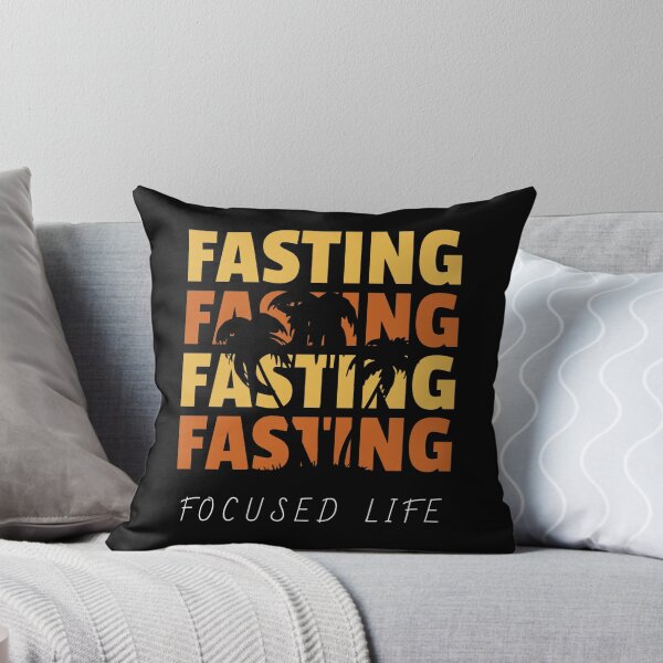 Item preview, Fasting Focused Life-Black Background designed and sold by Trendi61.