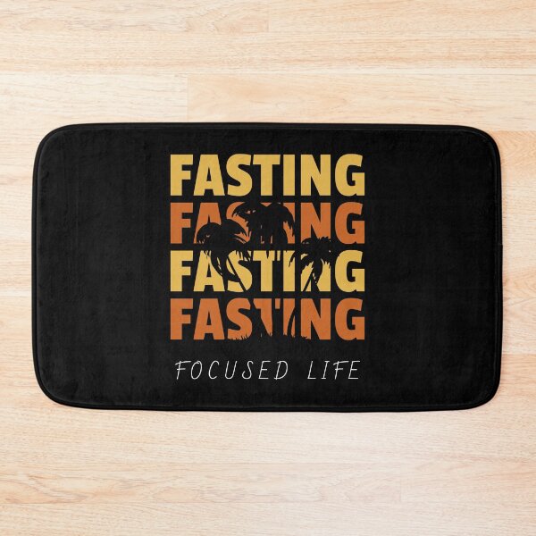 Item preview, Fasting Focused Life-Black Background designed and sold by Trendi61.