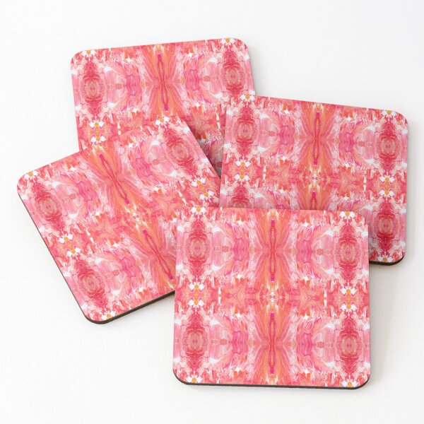 Item preview, Abstract Red, Pink, and White Painting designed and sold by Creative-Voyage.