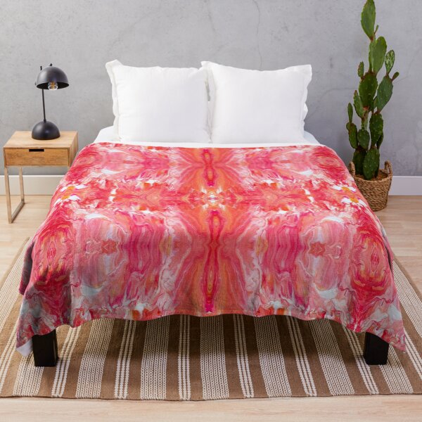 Item preview, Abstract Red, Pink, and White Painting designed and sold by Creative-Voyage.