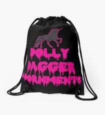 Unicorn DDA Logo Drawstring Bag