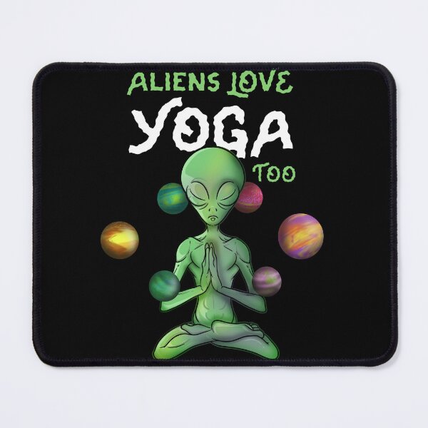 Item preview, Aliens Love Yoga designed and sold by BlackSheepEllis.