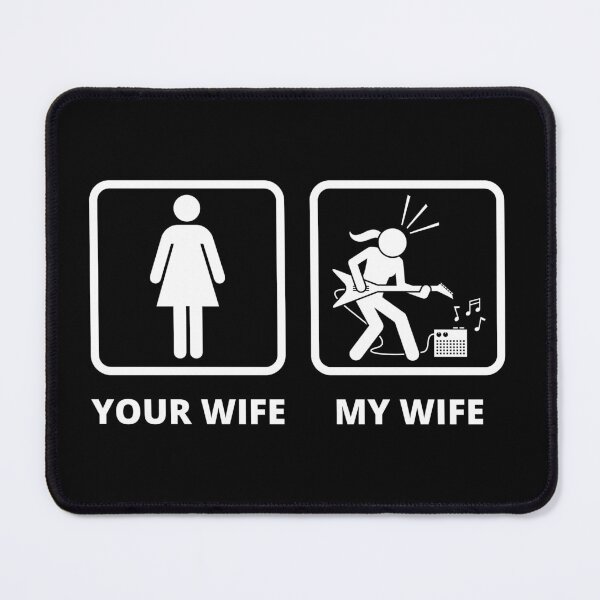 Item preview, Cool My Guitarist Wife Comparison For Musical Husband Wifes - Guitarist Wife designed and sold by Funwithmusic.