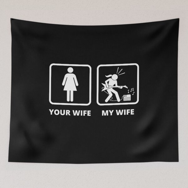 Item preview, Cool My Guitarist Wife Comparison For Musical Husband Wifes - Guitarist Wife designed and sold by Funwithmusic.
