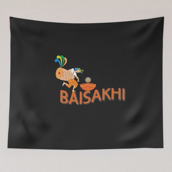 Item preview, happy baisakhi shirt designed and sold by Designandlove.