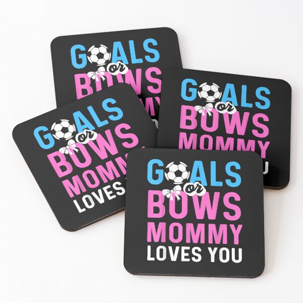 Item preview, Gender Reveal Goals Or Bows Mommy Loves You For New Parents T-Shirt designed and sold by maverickbott.