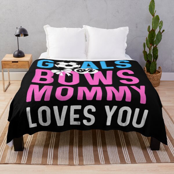 Item preview, Gender Reveal Goals Or Bows Mommy Loves You For New Parents T-Shirt designed and sold by maverickbott.