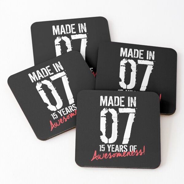 Item preview, 15th Birthday Boys Girls Awesome Since 2007 15 Year Old T-Shirt designed and sold by jadynbennionv.