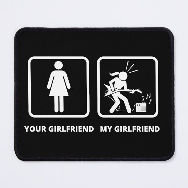 Item preview, Cool My Guitarist Girlfriend Comparison For Musical Boyfriend Girlfriend As Music Lovers - Guitarist Girlfriend designed and sold by Funwithmusic.