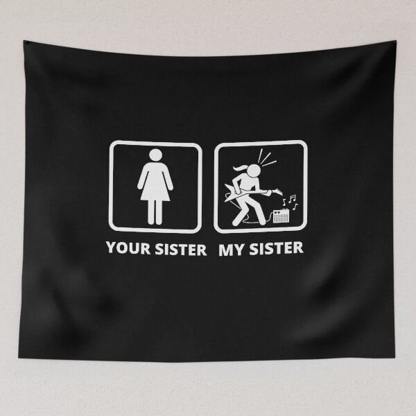Item preview, Cool My Guitarist Sister Comparison For Musical Brother Sister As Music Lovers - Guitarist Sister designed and sold by Funwithmusic.