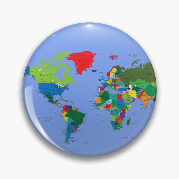 Item preview, World Map designed and sold by abbazabba.