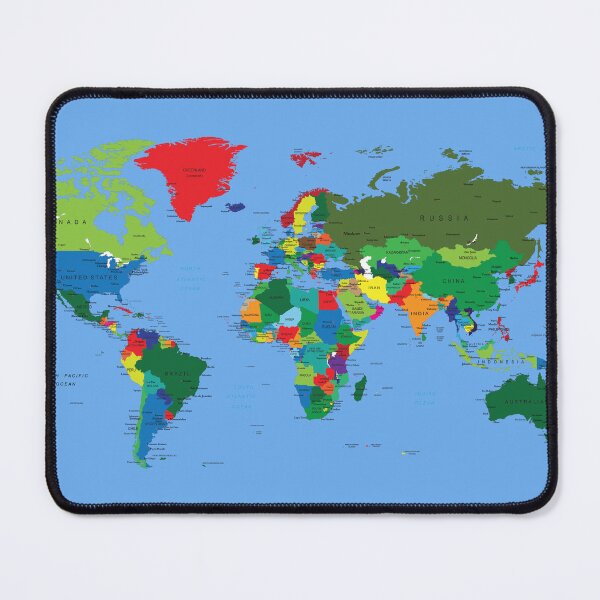 Item preview, World Map designed and sold by abbazabba.