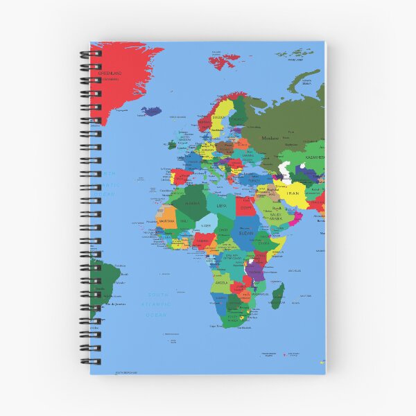 Item preview, World Map designed and sold by abbazabba.
