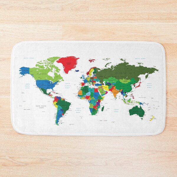 Item preview, World Map designed and sold by abbazabba.